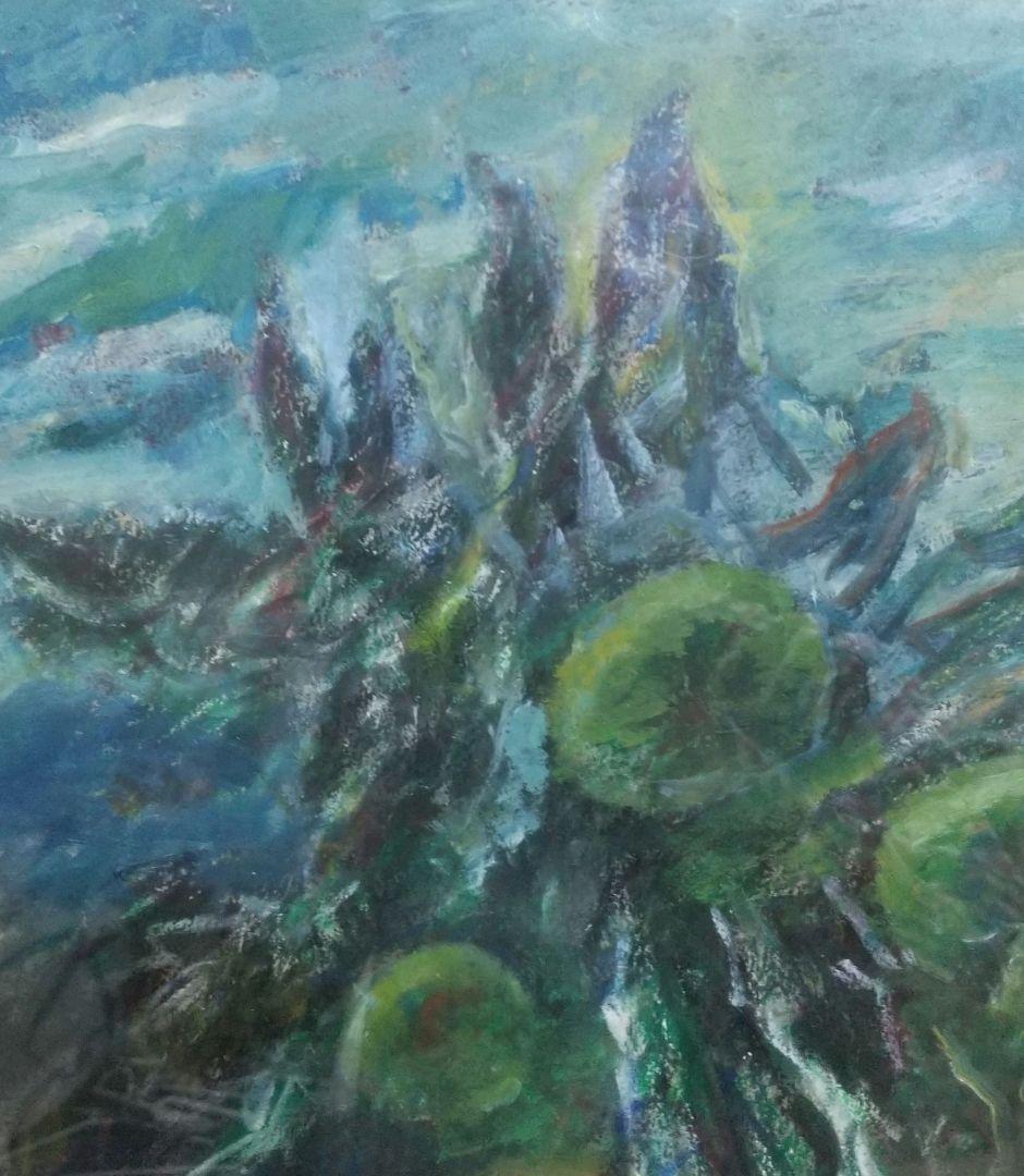 津田李穗「栗」ミックスメデイア