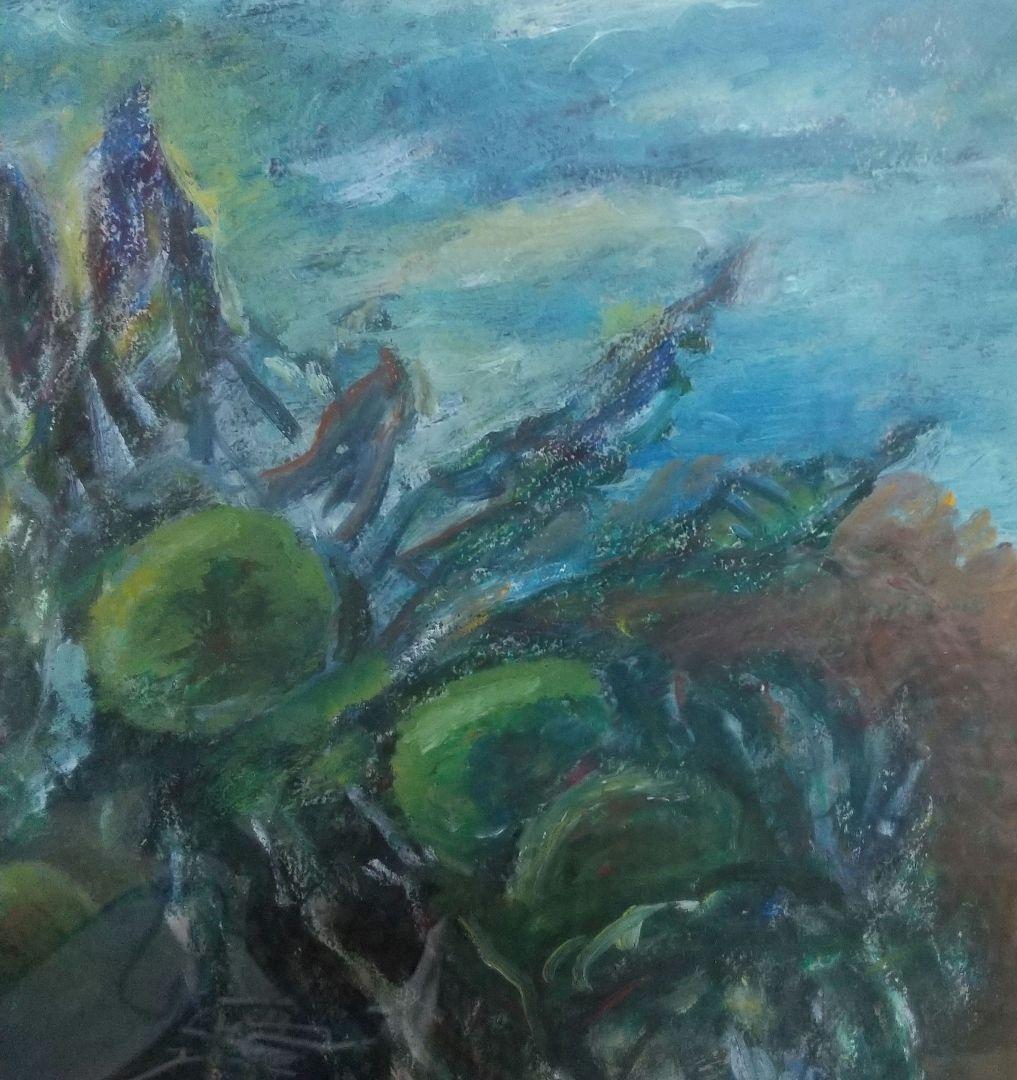 津田李穗「栗」ミックスメデイア