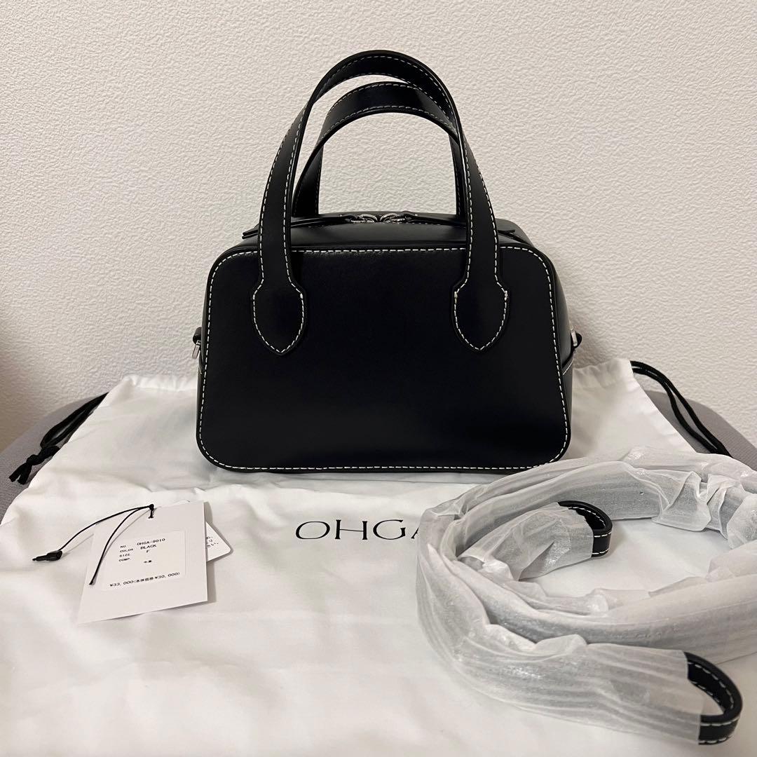 【極美品】 OHGA バッグ　ミニボストンバッグ　MINI BOSTON BAG