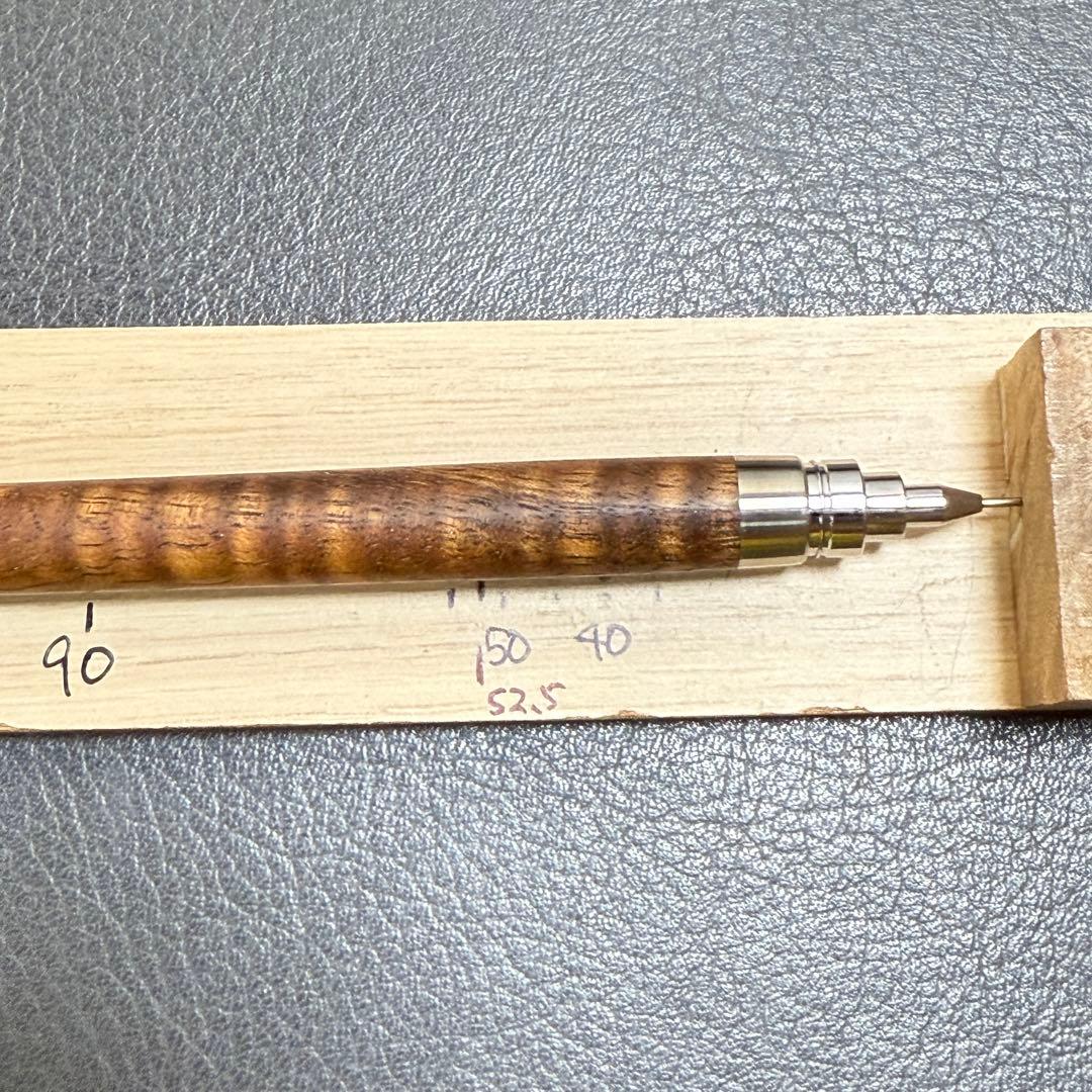 159ハワイアンコアカーリー 木製シャーペン 最強低重心 ステンレス 濃いめ