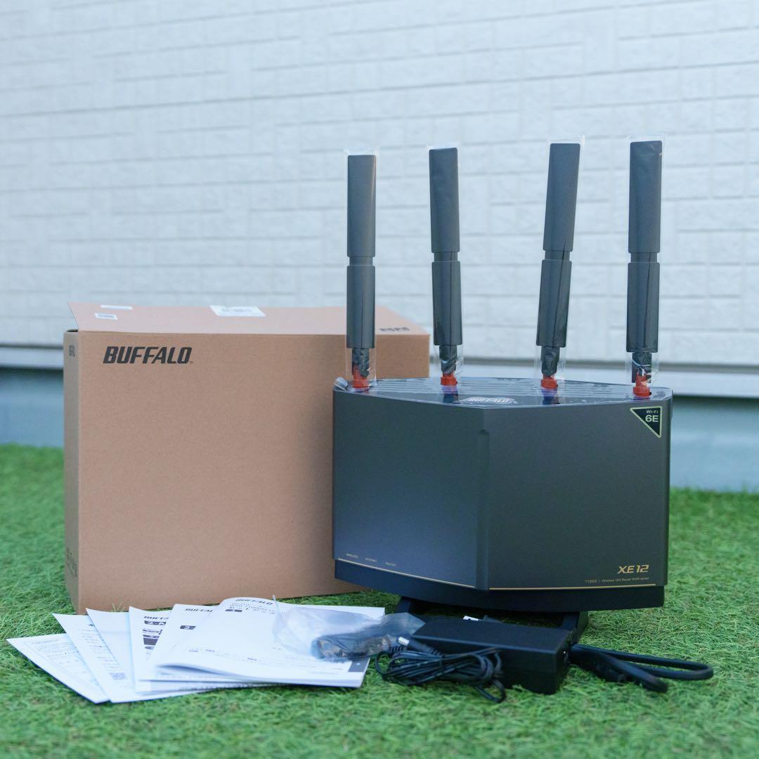 WXR-11000XE12/N Wi-Fi 6E対応 無線LANルーター BUFFALO（バッファロー） Wi-Fiルーター(Wi-Fi 6E対応) WXR-11000XE12