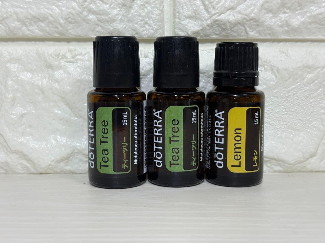 doTERRA ドテラティーツリー15 ml ２本　& Lemonレモン15 m doTERRA（ドテラ） ティーツリー 15ml doTERRA : お宝オンライン