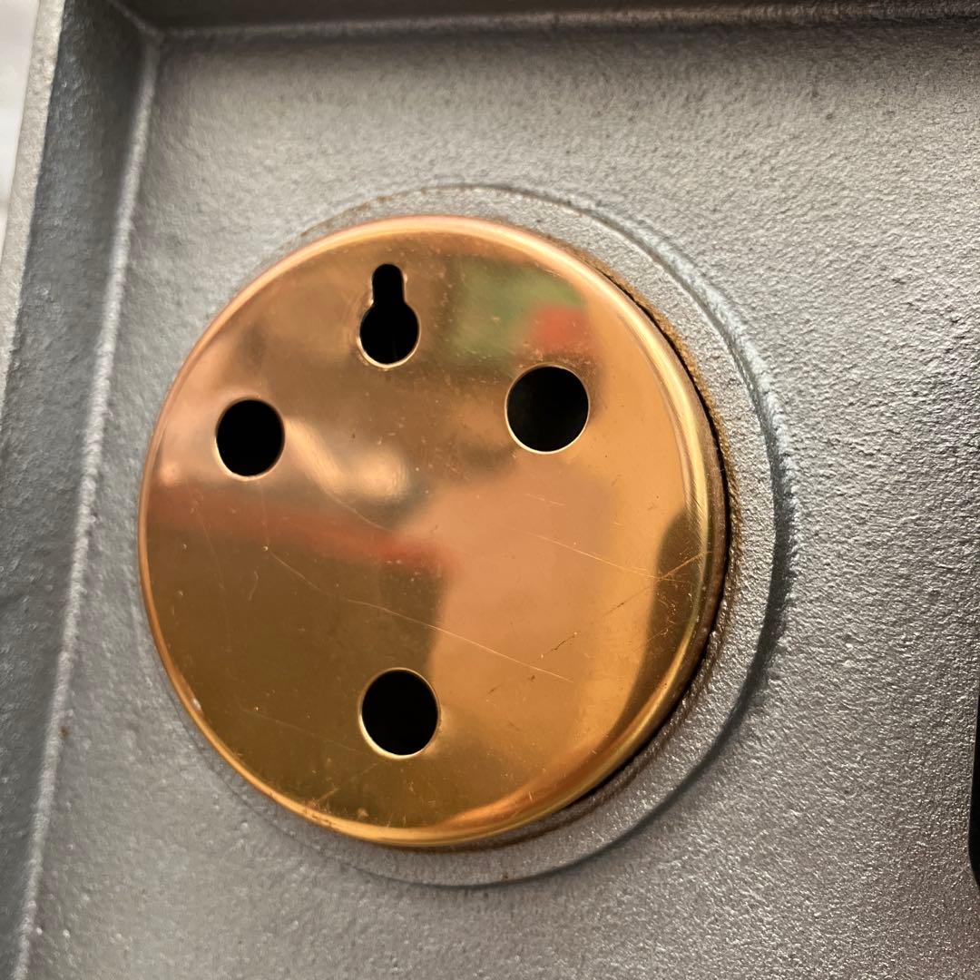 国鉄労働組合 記念品 置時計 盾時計 温度計 湿度計 金属エンボス地