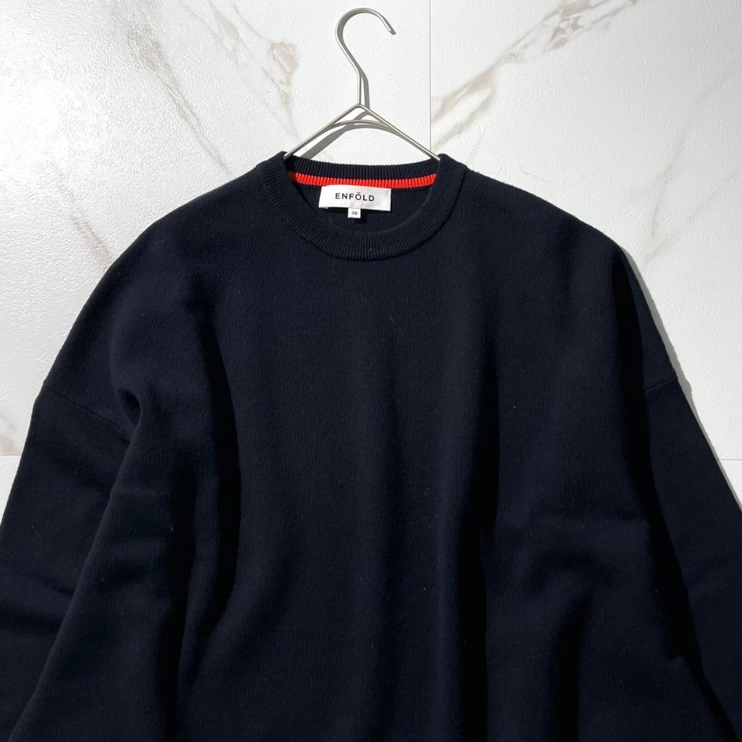 極美品✨エンフォルド キャッシュタッチ ニットプルオーバー バイ