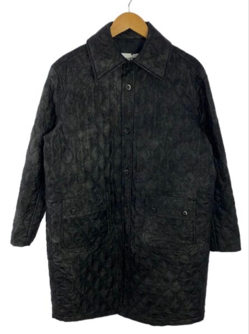 最終値下げ！PERVERZE ブラック キルティングロングコート