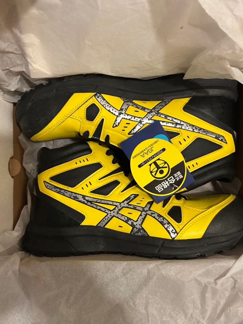 【限定色・廃番品】アシックス　安全靴　27.5cm CP105-0393 ハイ