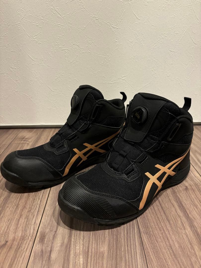 ASICS 安全靴 限定カラー　ゴールド
