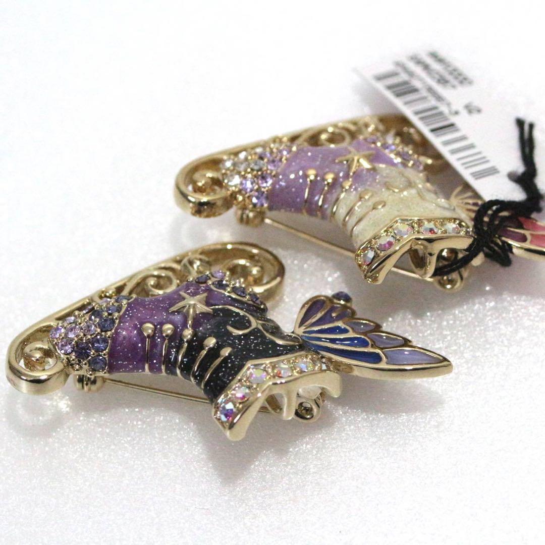 アナスイ スケート靴 ブローチ 新品未使用 2個セット - メルカリ