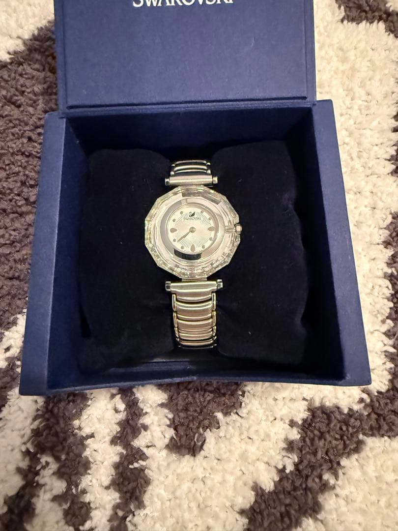 【しゃもてぃ】Swarovski 時計　スワロフスキー　クリスタル箱付き しゃもてぃ様専用】Swarovski 時計 スワロフスキー クリスタル箱付き