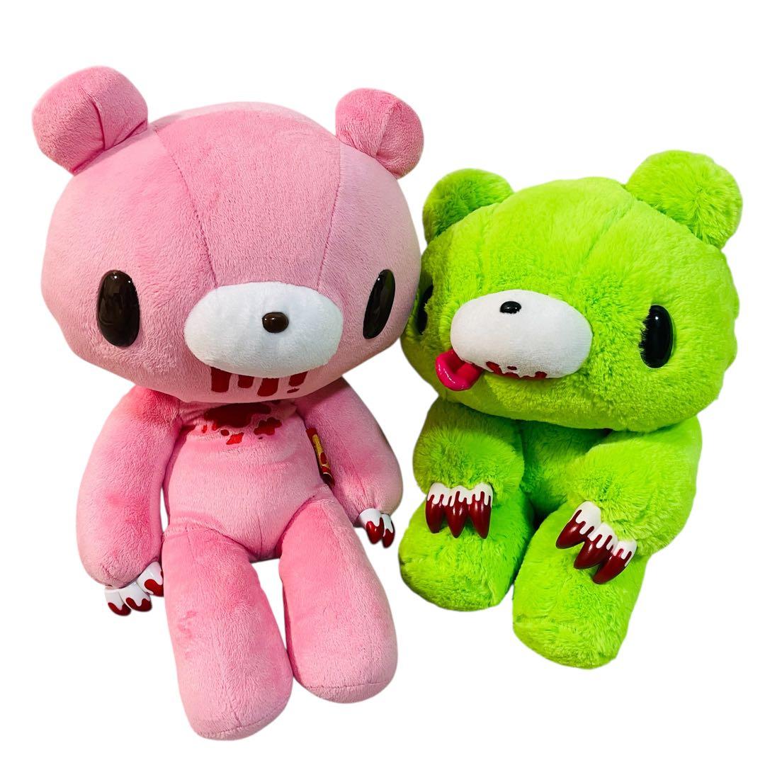 チャックスGP グルーミー ぬいぐるみ 21周年 ピンク グリーン タイトー