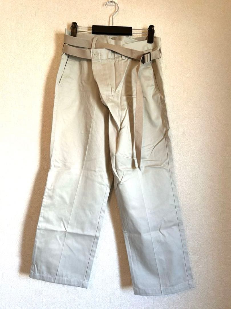 【あさり】　※確約品　メゾンエウレカ リメイクチノパンツベージュS