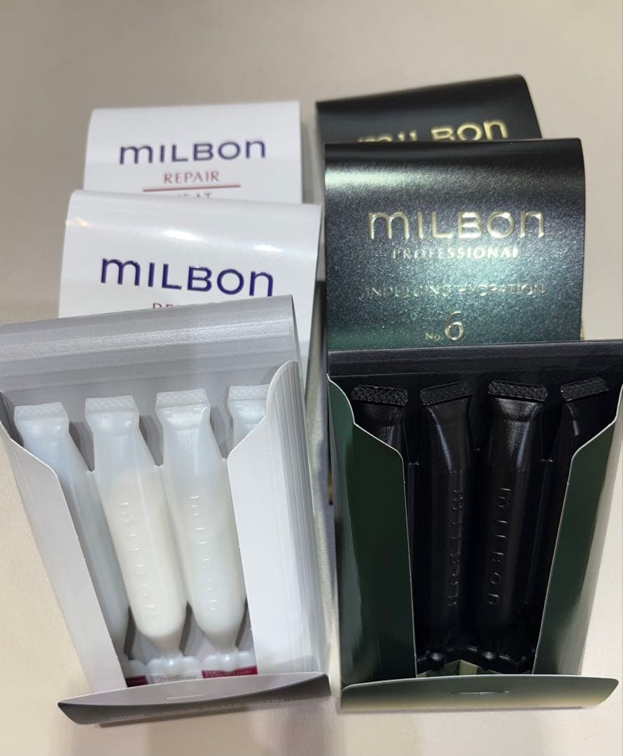 MILBONインダルジングハイドレーションリペアヒート　ホームケアキット各20個