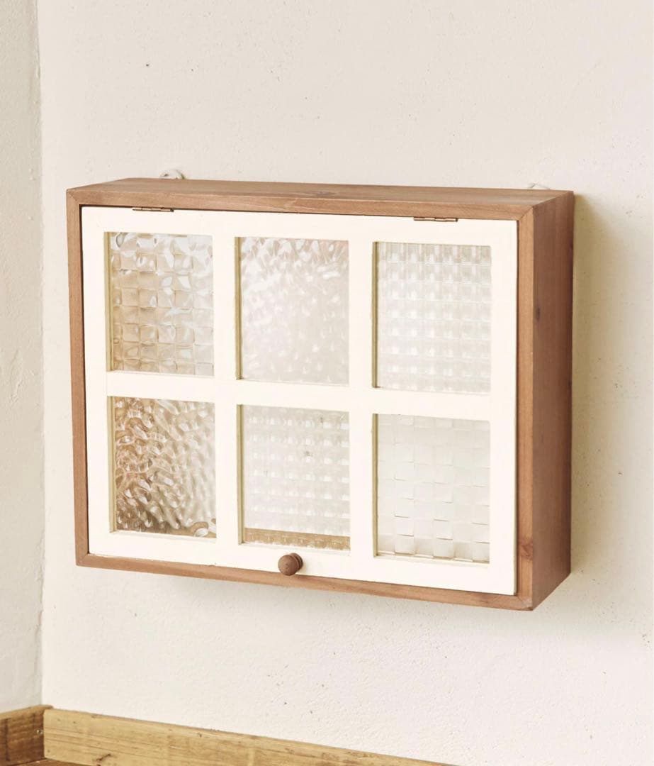 サリュ ガラス 窓枠 ディスプレイラック