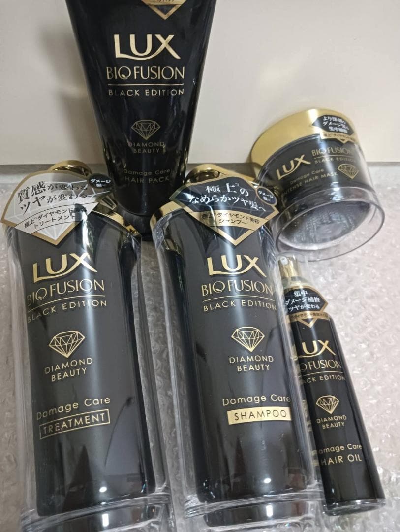 5点セット ユニリーバ LUXラックス バイオフュージョン ブラックエディション