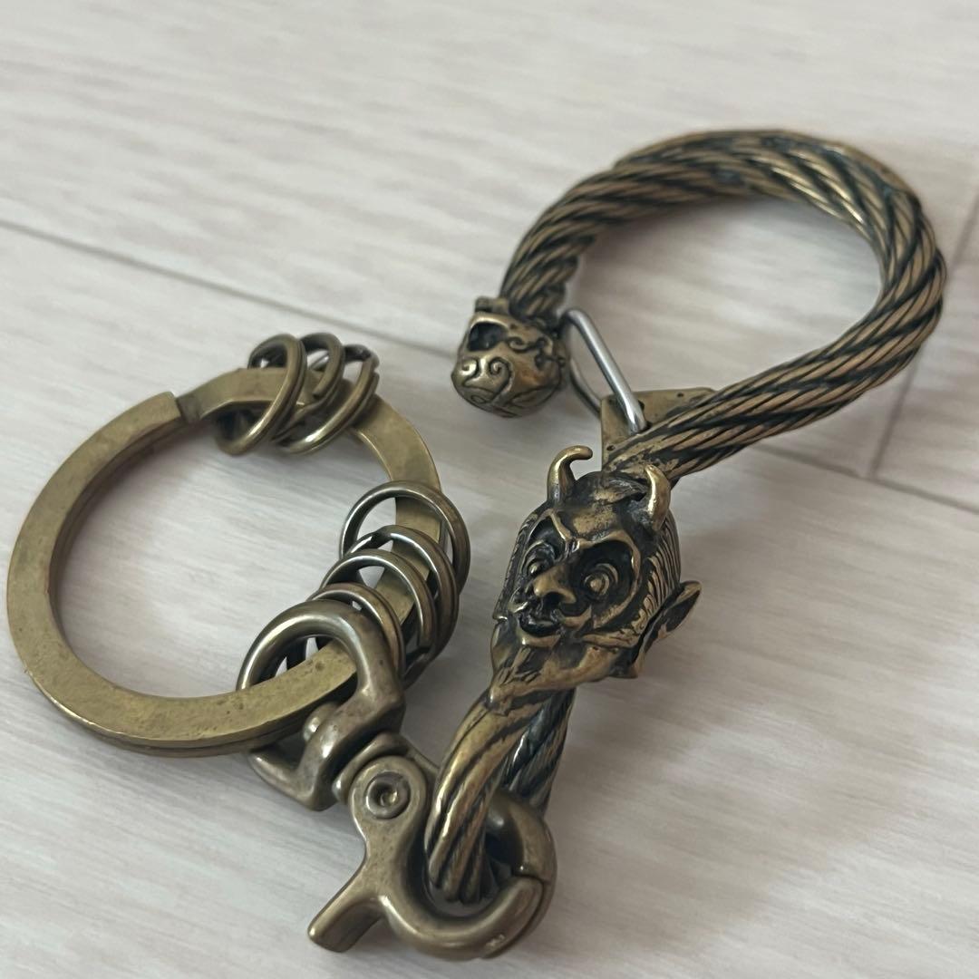 【名作】ギャングスタービル × ガルシア カラビナ キーチェーン キーリング GANGSTERVILLE ギャングスタービル GALCIA ガルシア キーホルダー