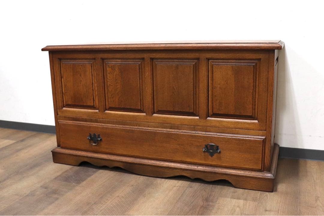 GMHS293A○英国アンティーク カッサパンカ ベンチチェスト 収納ベンチ