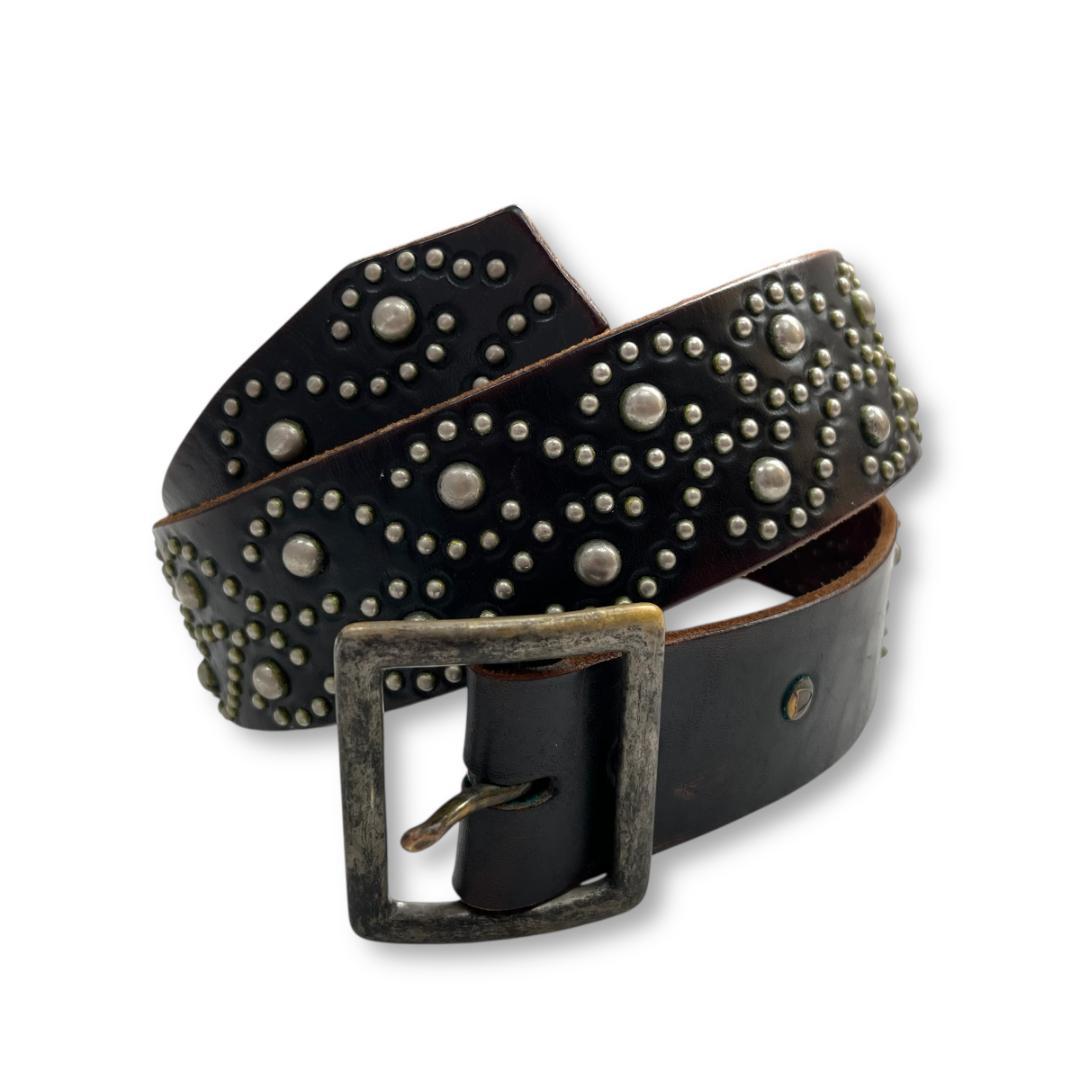 HTC スタッズ レザーベルト HTC(Hollywood Trading Company)/エイチティーシー(ハリウッド