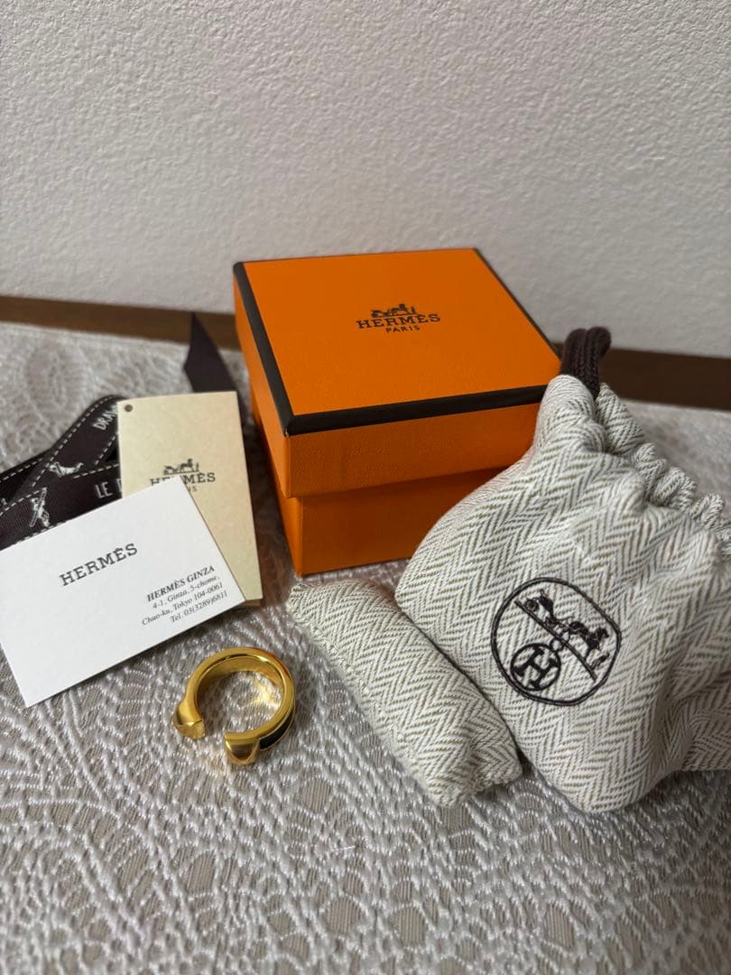 1月末までの金額☆新品☆エルメス2025新作リングサイズ55アテナドゥブルクルー