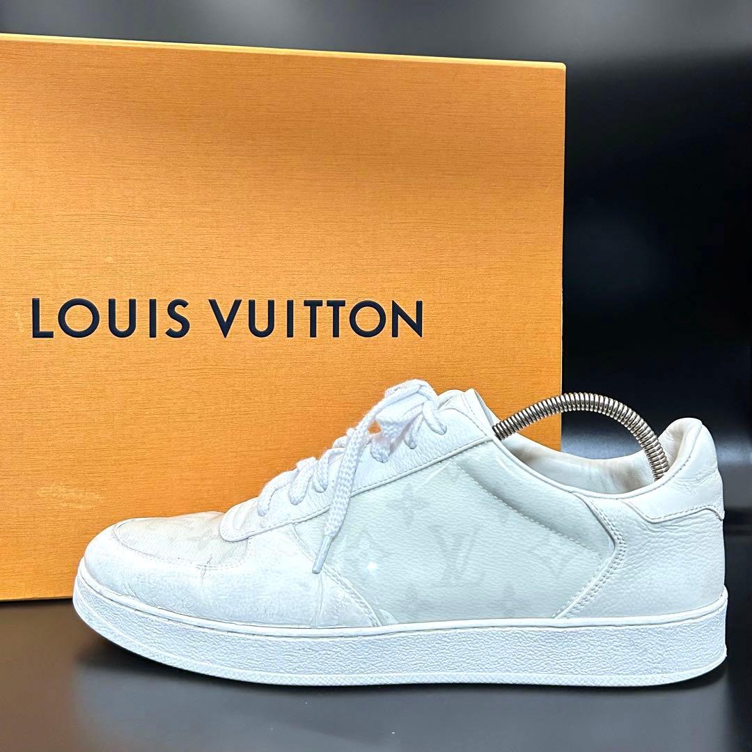 ルイヴィトン リヴォリライン スニーカー モノグラム メンズ レザー 白 8