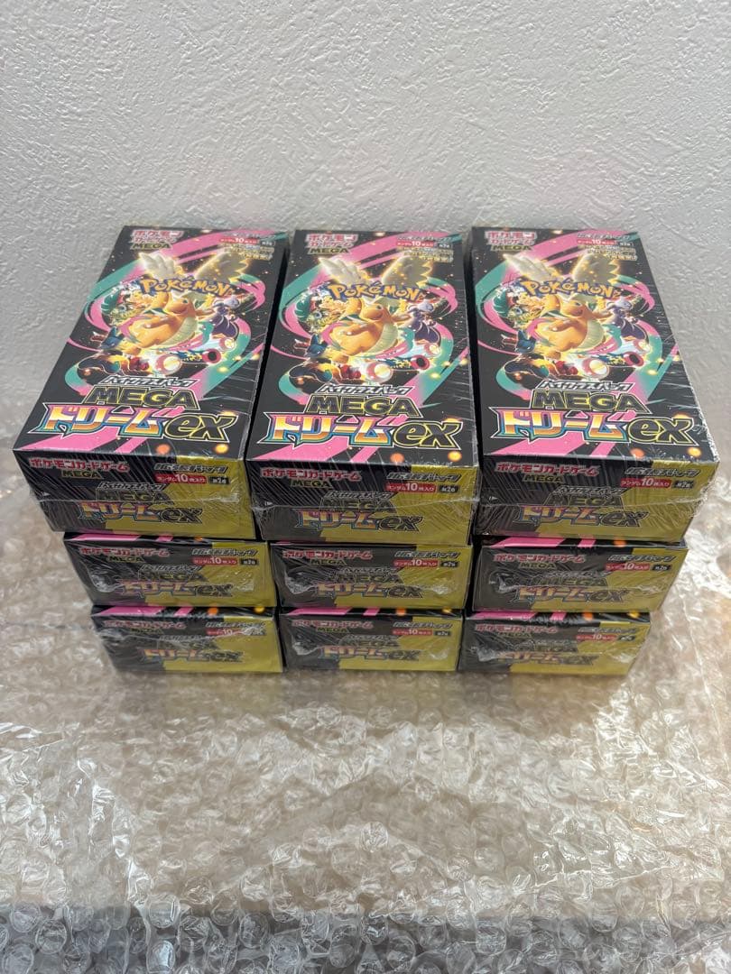 ポケモンカードゲーム MEGAドリームEX シュリンク付きBOX 9箱