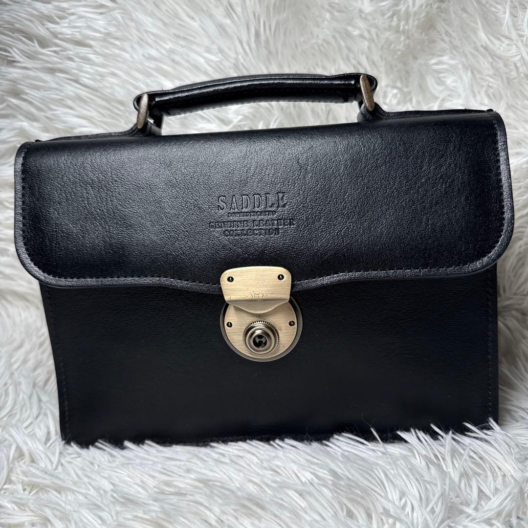 SOMES SADDLE 本革 セカンドバッグ エグゼクティブ ミニダレスバッグ