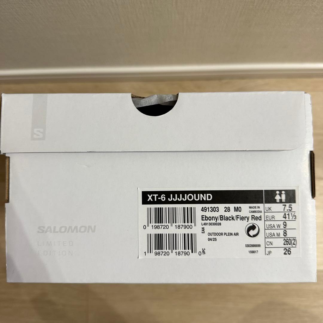 Salomon XT-6 JJJJound スニーカー 26.0cm
