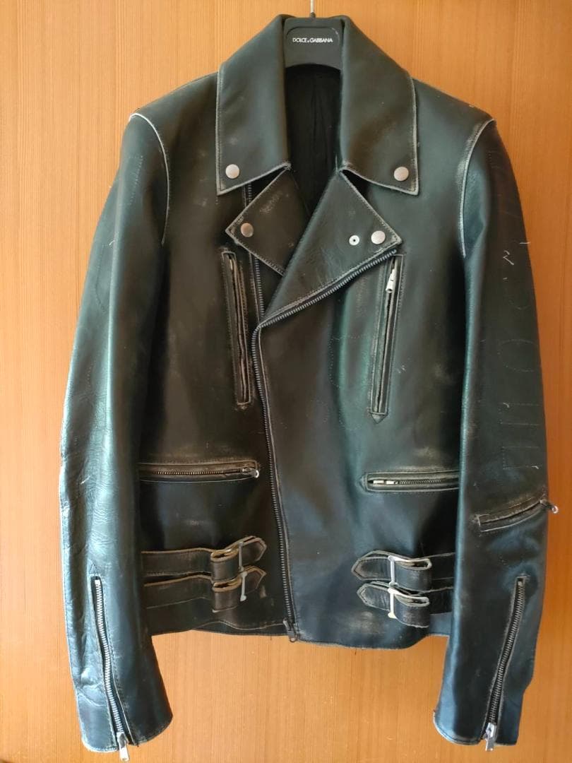 NUMBER (N)INE 02ssモダンエイジ期 ワッペン剥がし ライダース - メルカリ