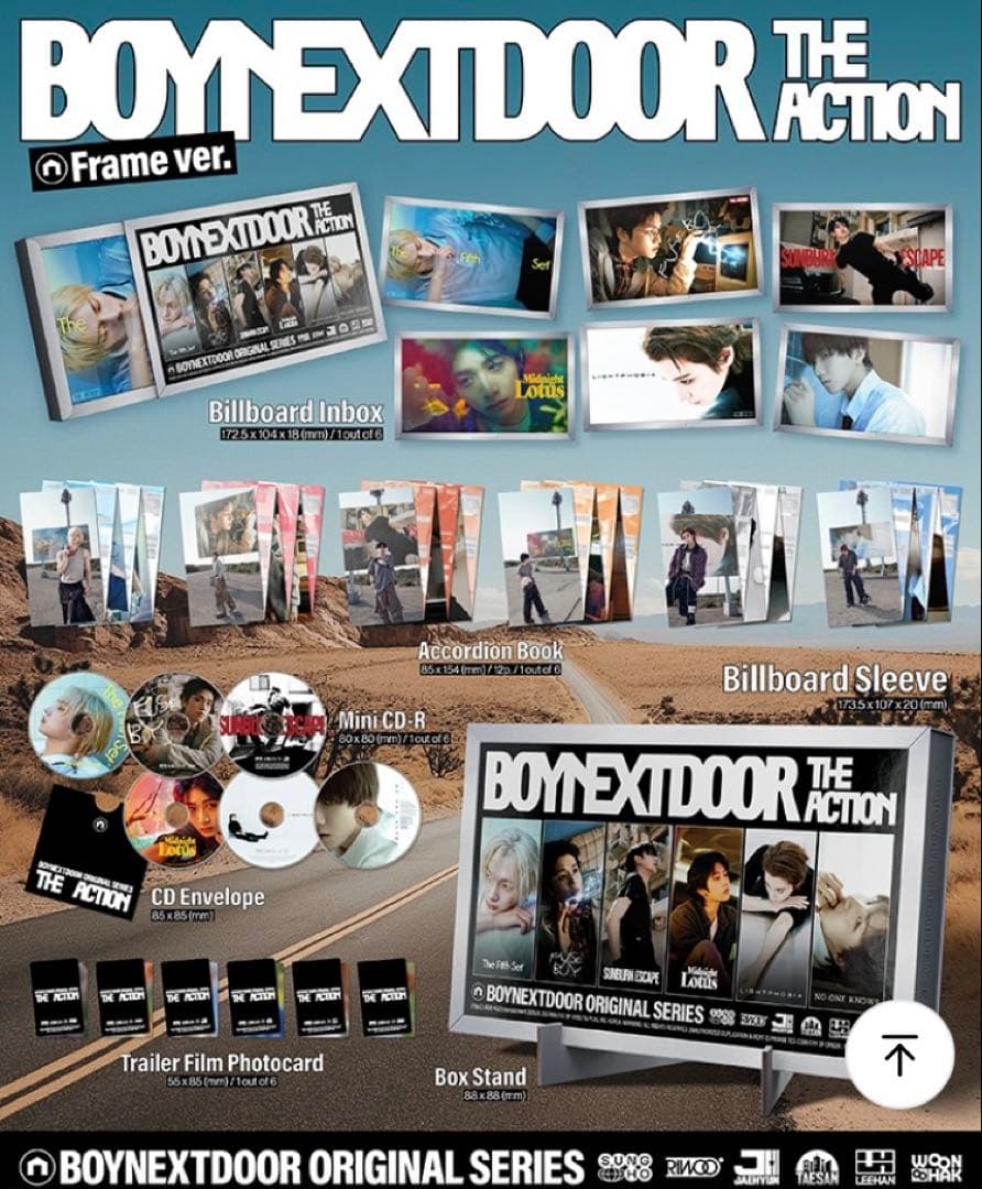 新品未開封】BOYNEXTDOOR 『The Action』6形態セット - メルカリ