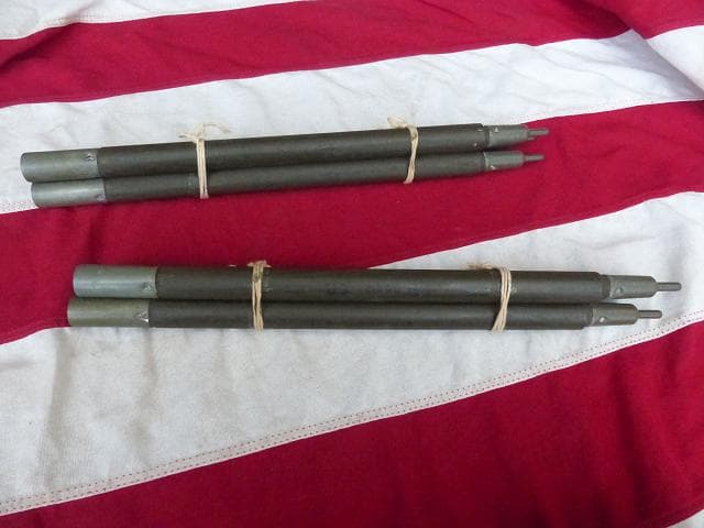 1968” 米軍実物 ナム戦 デッド!　テントポール　8本セット 軍幕 303