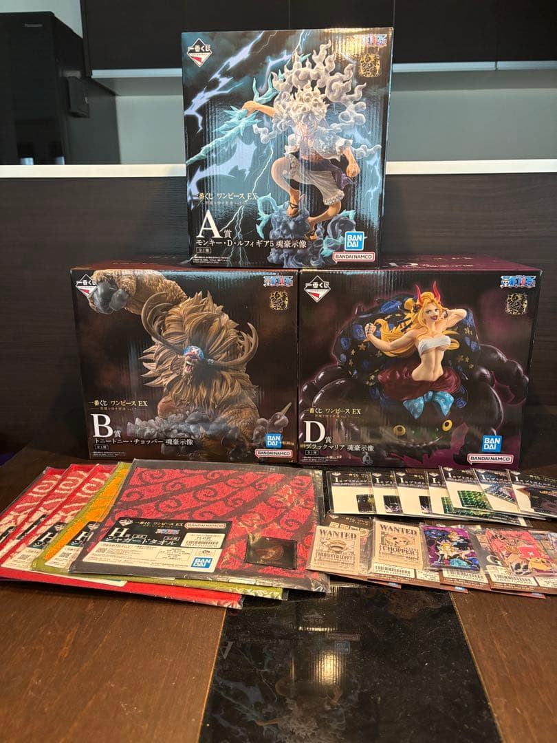 一番くじ ワンピース EX 悪魔を宿す者達 フィギュアセットおまけ付き　魂豪示像