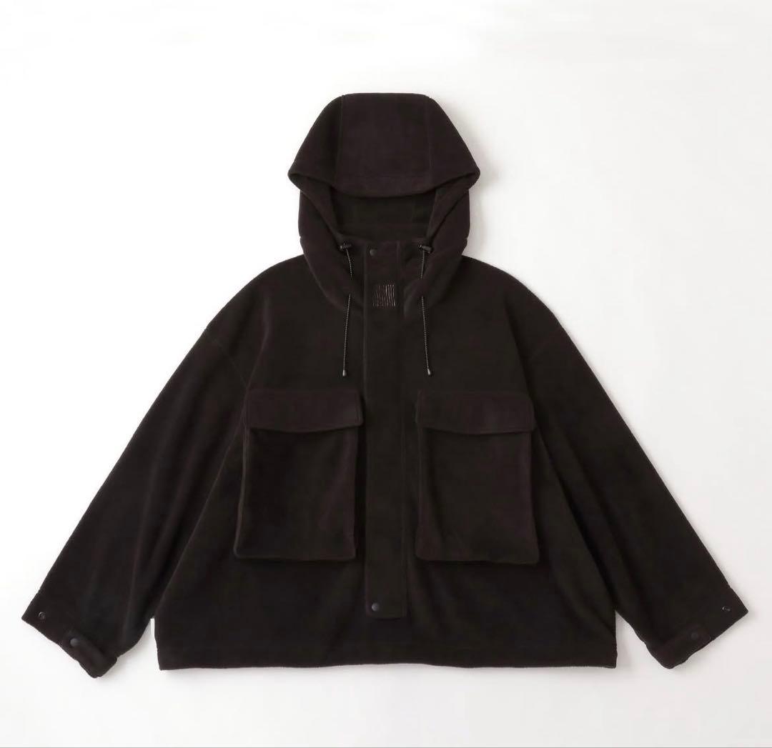 ブラック S.F.C FLEECE HOODIE JACKET