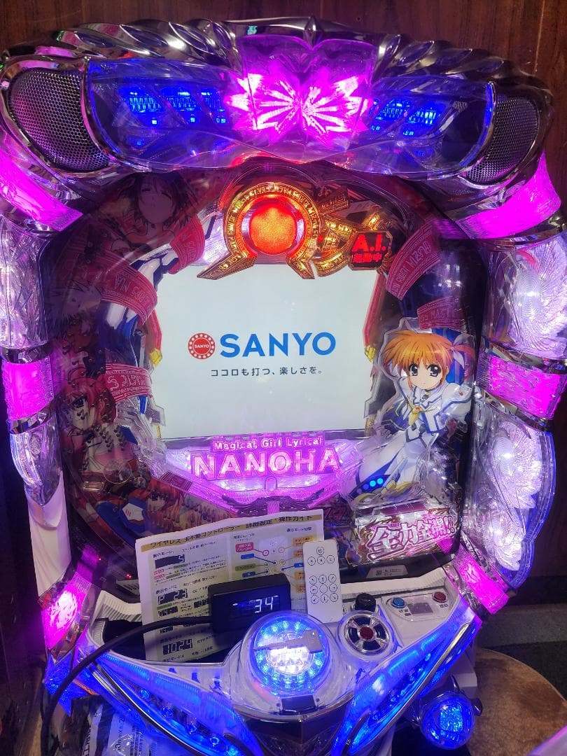 ロ*ー様 希少パチンコ実機　CR魔法少女リリカルなのはMTB 1/319オート非