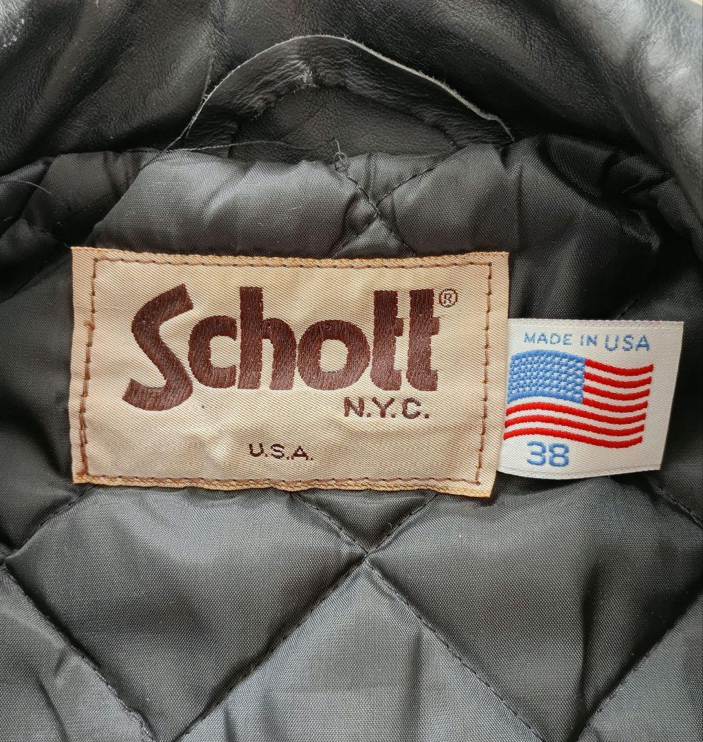 SCHOTT ショット レザージャケット ダブルライダース 518 USA製 - メルカリ