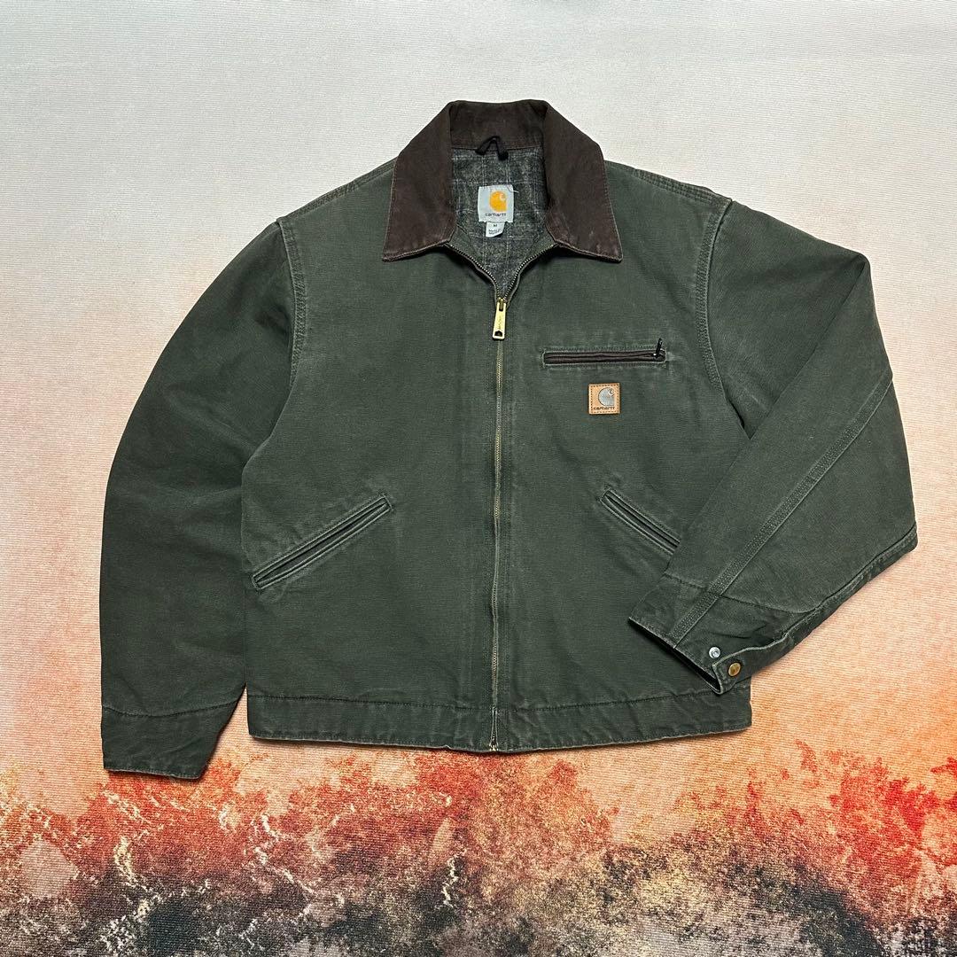 モスグリーン Carhartt デトロイトジャケット J97 MOS ミディアム Carhartt(カーハート) / デトロイトジャケット/モズグリーン