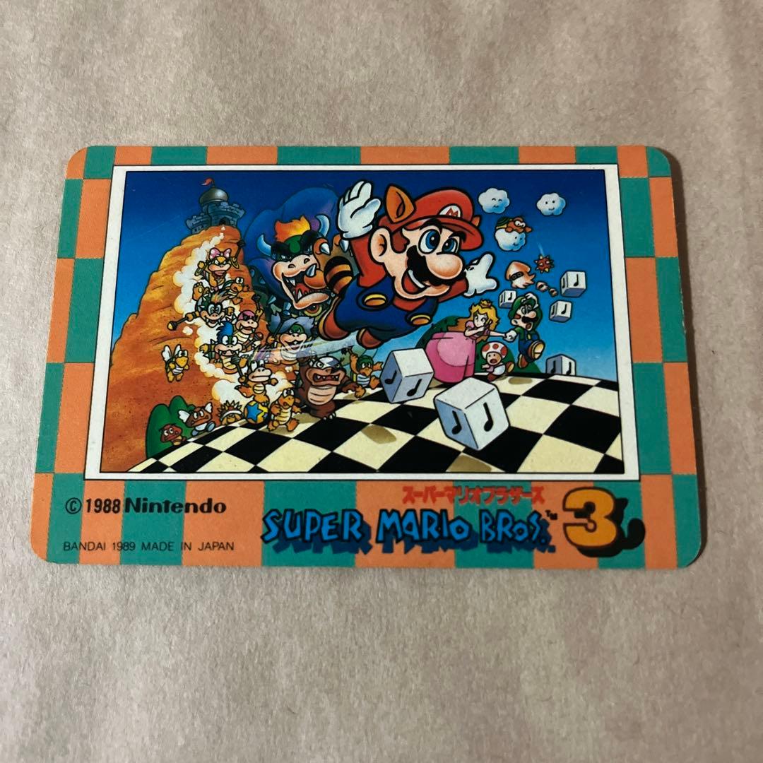 スーパーマリオブラザーズ3 バンダイ カードダス ピーチ姫 - メルカリ