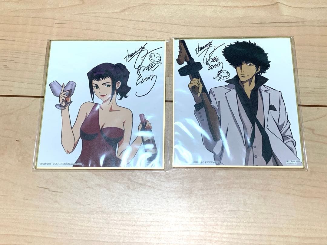 未開封　ミニ色紙　フェイ　スパイク　カウボーイビバップ