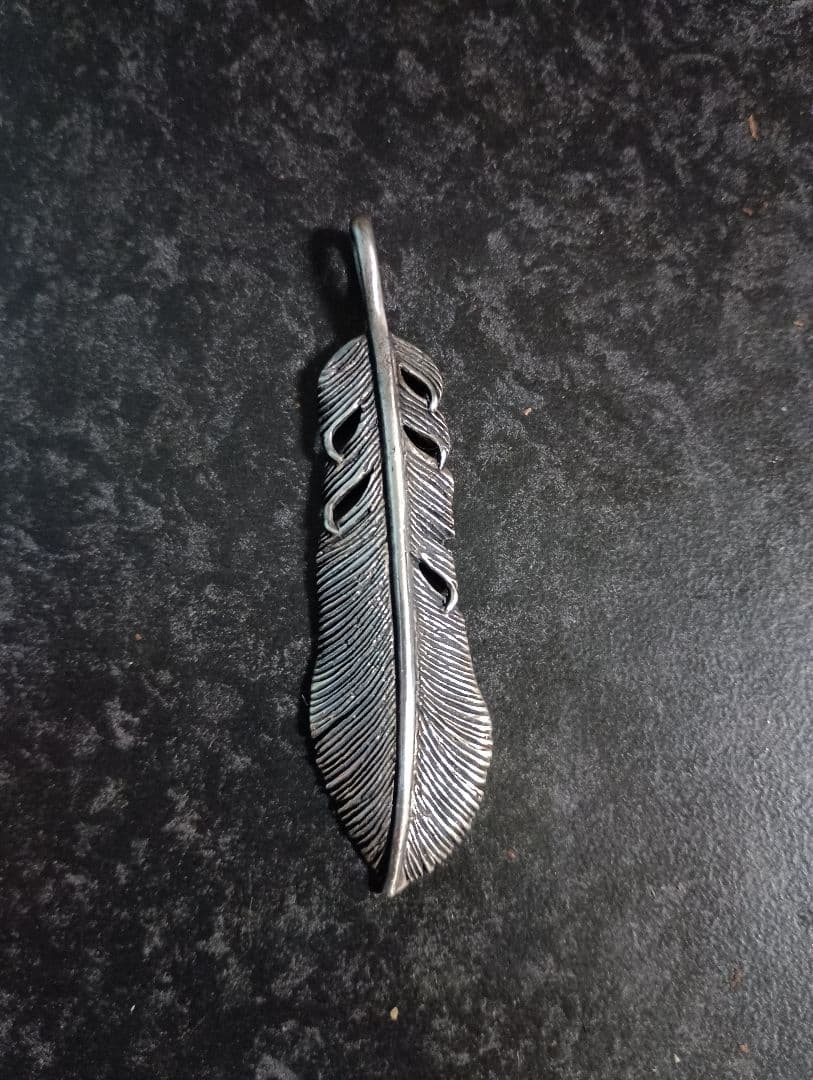 SAAD ミディアム　フェザー　トップ SAAD FEATHER｜シルバージュエリー＆レザーアイテム｜サード公式通販