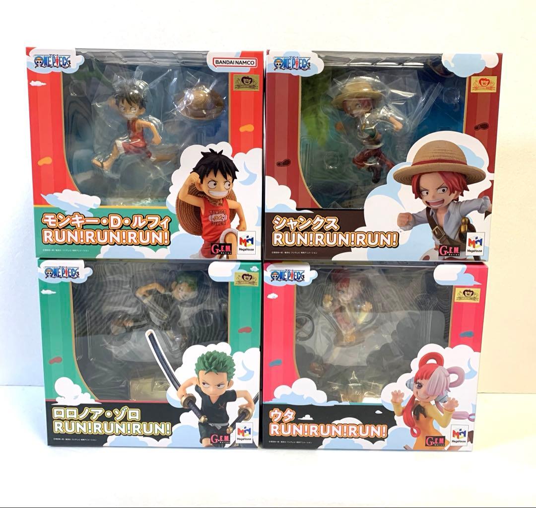 ワンピース　RUN!RUN!RUN! フィギュア　４点セット（新品未開封品）