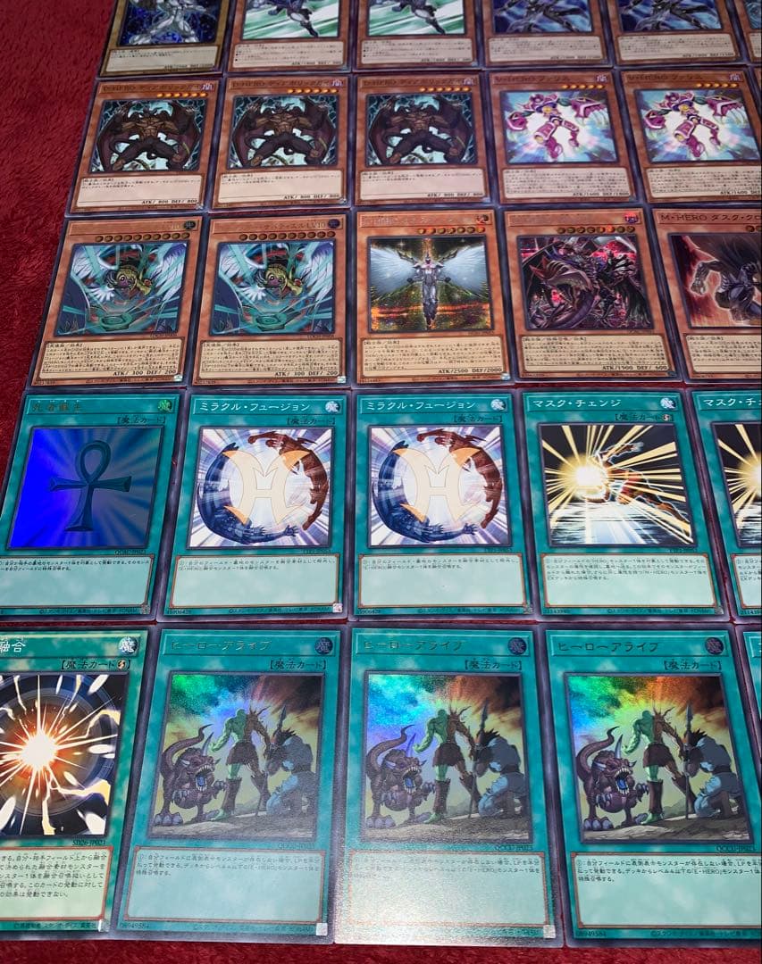 遊戯王 本格構築HEROデッキ40枚＋E X15枚＋α - メルカリ