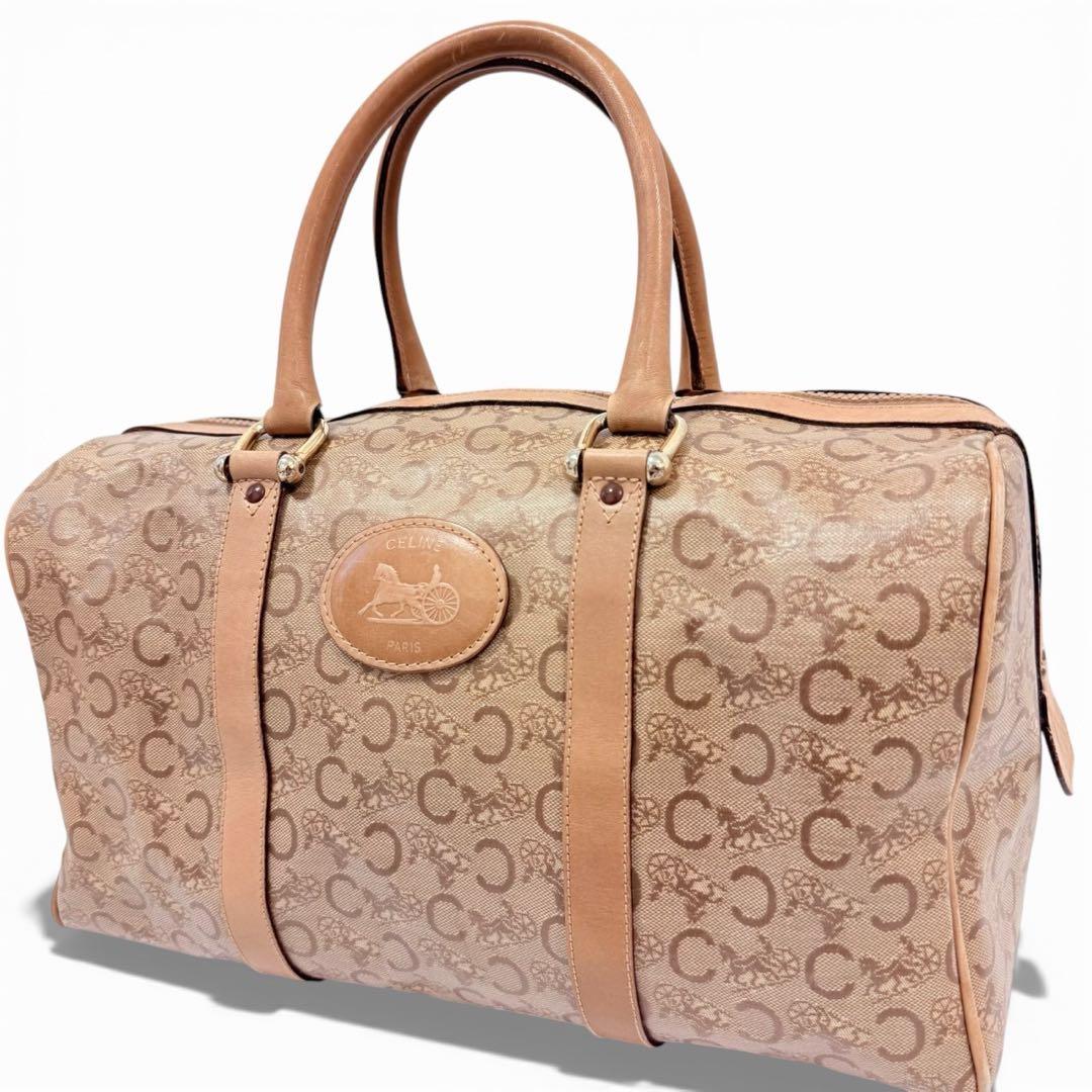 【美品】 CELINE 大容量 旅行用 手持ちカバン ボストンバッグ レディース 普段使いから旅行まで幅広く メンズもOK Celine ボストンバッグ
