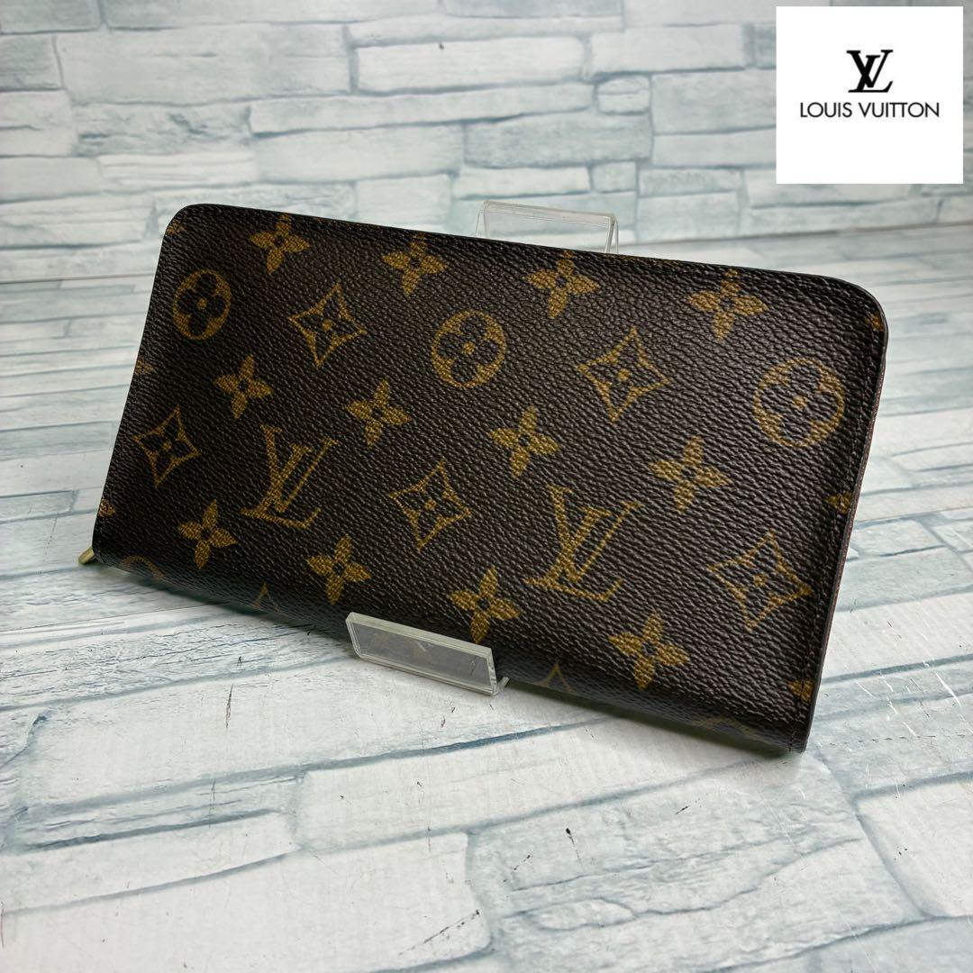未使用級　90 ルイヴィトン　モノグラム　長財布　ラウンドファスナー　hq2