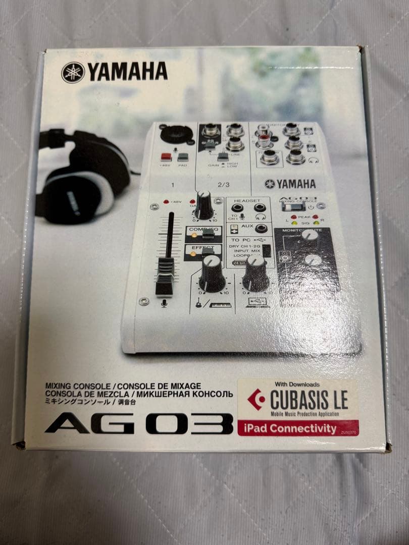 YAMAHA AG03 ヤマハ オーディオインターフェース ミキサー 配信 YAMAHA AG03 MK2 Black（ブラック） 配信用ミキサー ミキシング