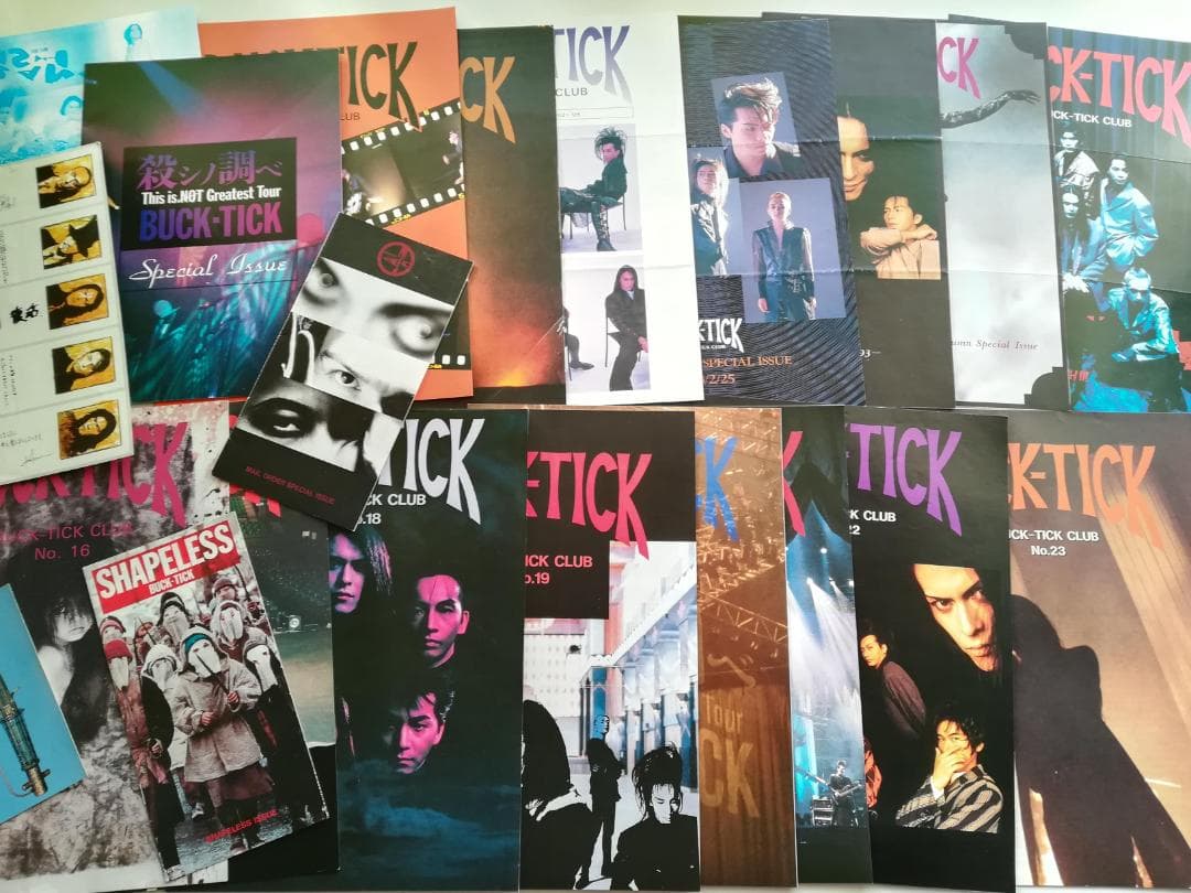 希少 レア◆BUCK-TICK 旧ファンクラブ会報＋＠セット② BUCK-TICK 初期のファンクラブ会報誌 BUCK-TICK CLUB 1号から最終32号+