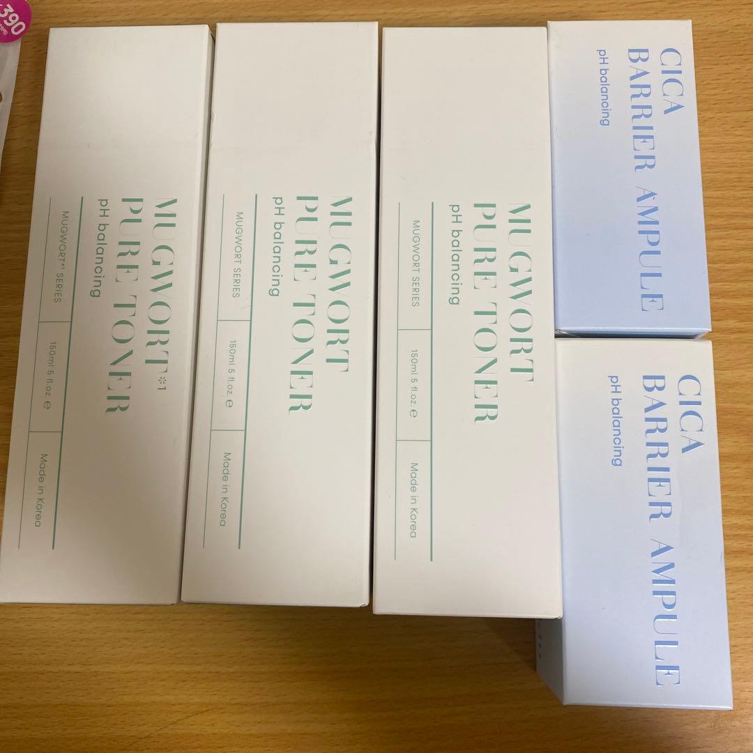 化粧水・ローション・トナー Mugwort Pure Toner & Cica Barrier Ampule