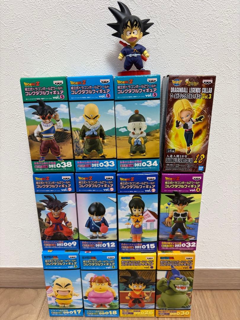 ドラゴンボールZ ワーコレ フィギュア まとめ売り ドラゴンボールZ 鳥山明【ワールドコレクタブルフィギュア】9種セット