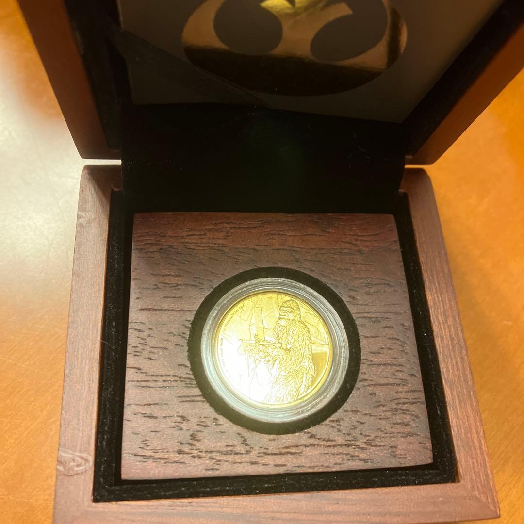お値下げ☆ STAR WARS スターウォーズ 金貨 ⭐︎GOLD 純金 - メルカリ