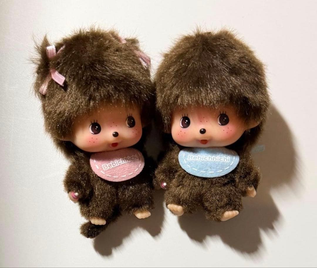 モンチッチ　ベビチッチ　女の子　男の子　キーチェーンss 顔でか　キーホルダー