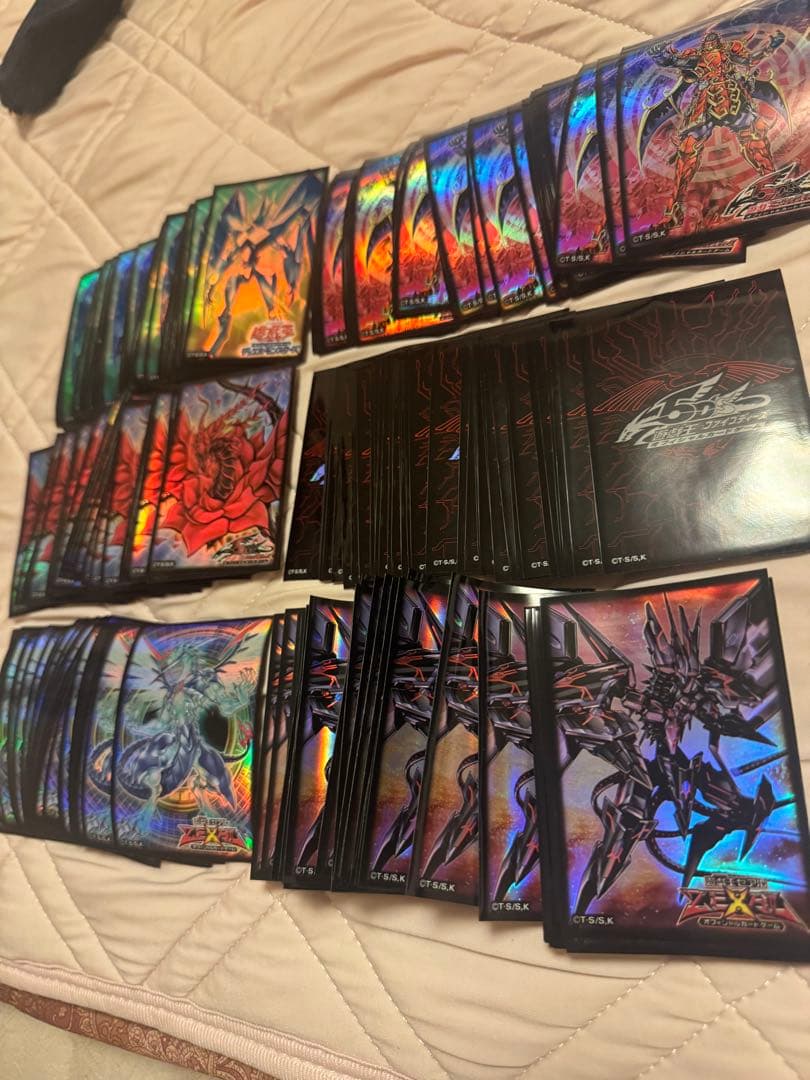 遊戯王　スリーブ　開封済みスリーブ　セット