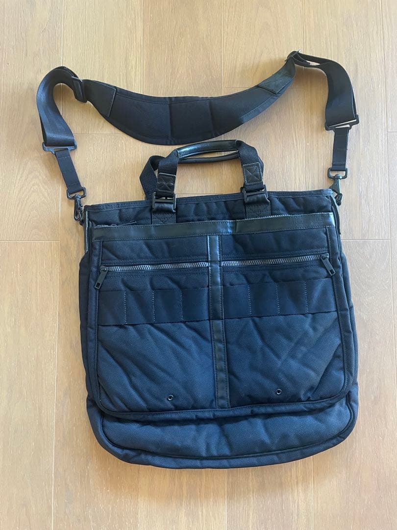 レア　ブリーフィング　ブラックライン　ビジネスバッグ ブラック