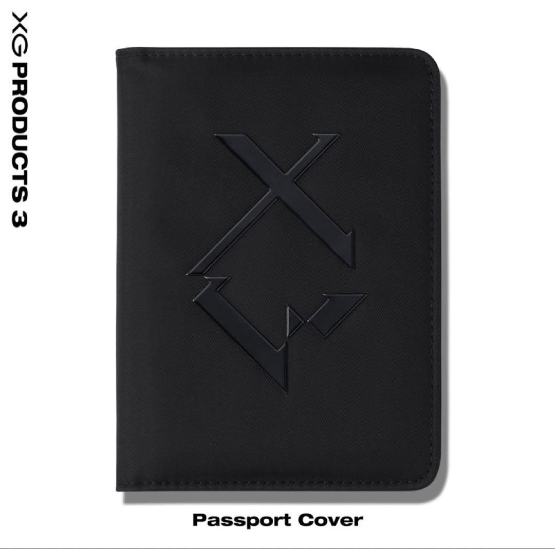XG PRODUCTS 3 パスポートカバー ブラック